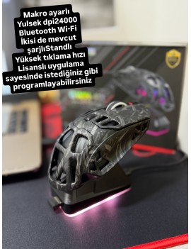 24bin dpi makrolu profesyonel programlı mouse