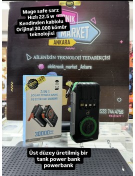 Tank powerbank 30 bin solar
