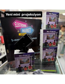 Yeni mini projeksiyon yüksek çözünürlük portatif