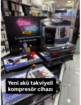 Yeni akü takviyesi kompresörlü sistem dijital gösterge